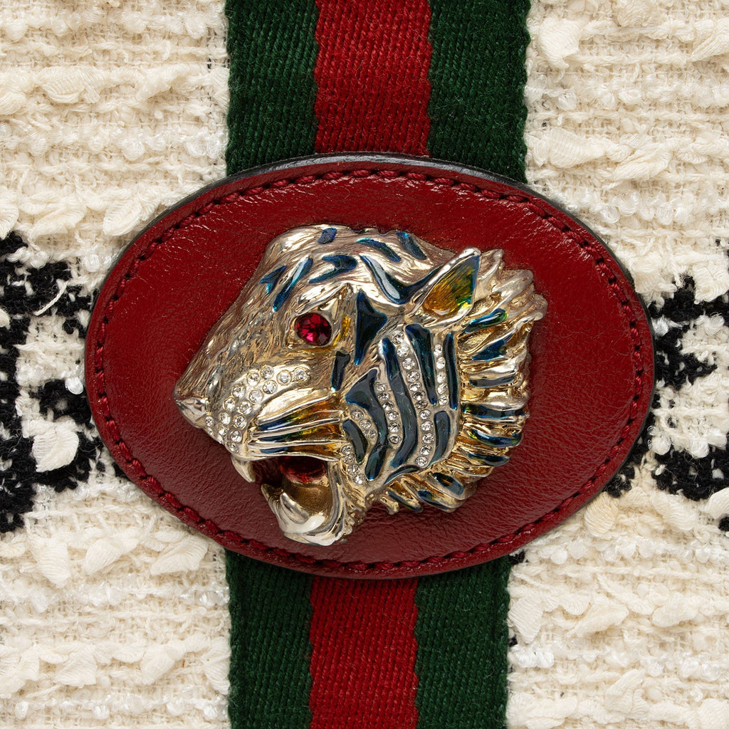 Gucci Tweed Rajah Large Tote (SHF-Ob1q73)