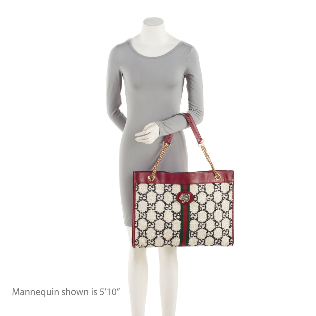 Gucci Tweed Rajah Large Tote (SHF-Ob1q73)