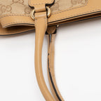 Gucci Vintage GG Canvas Web Tassel Tote (SHF-S7CL5b)