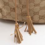 Gucci Vintage GG Canvas Web Tassel Tote (SHF-S7CL5b)