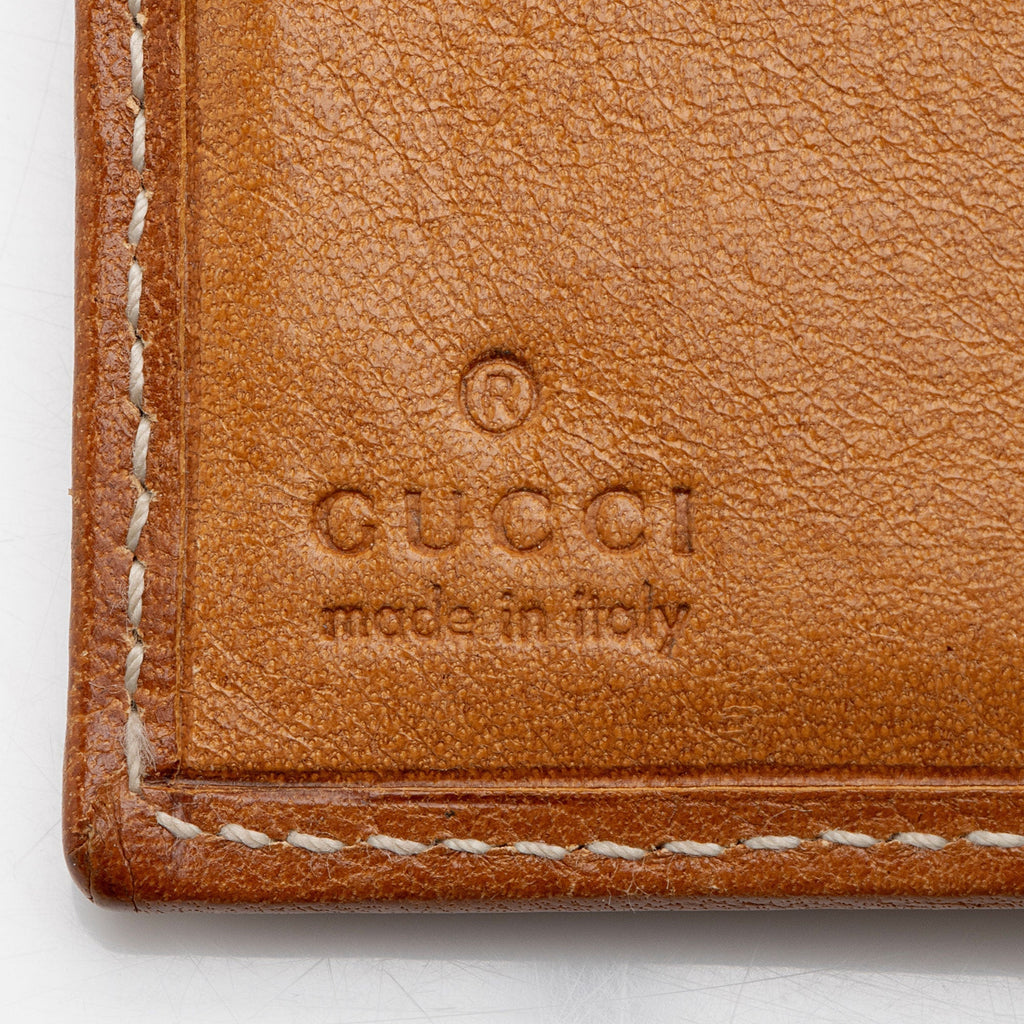 Gucci Vintage Canvas Reins Compact Wallet (SHF-DnuUjy)