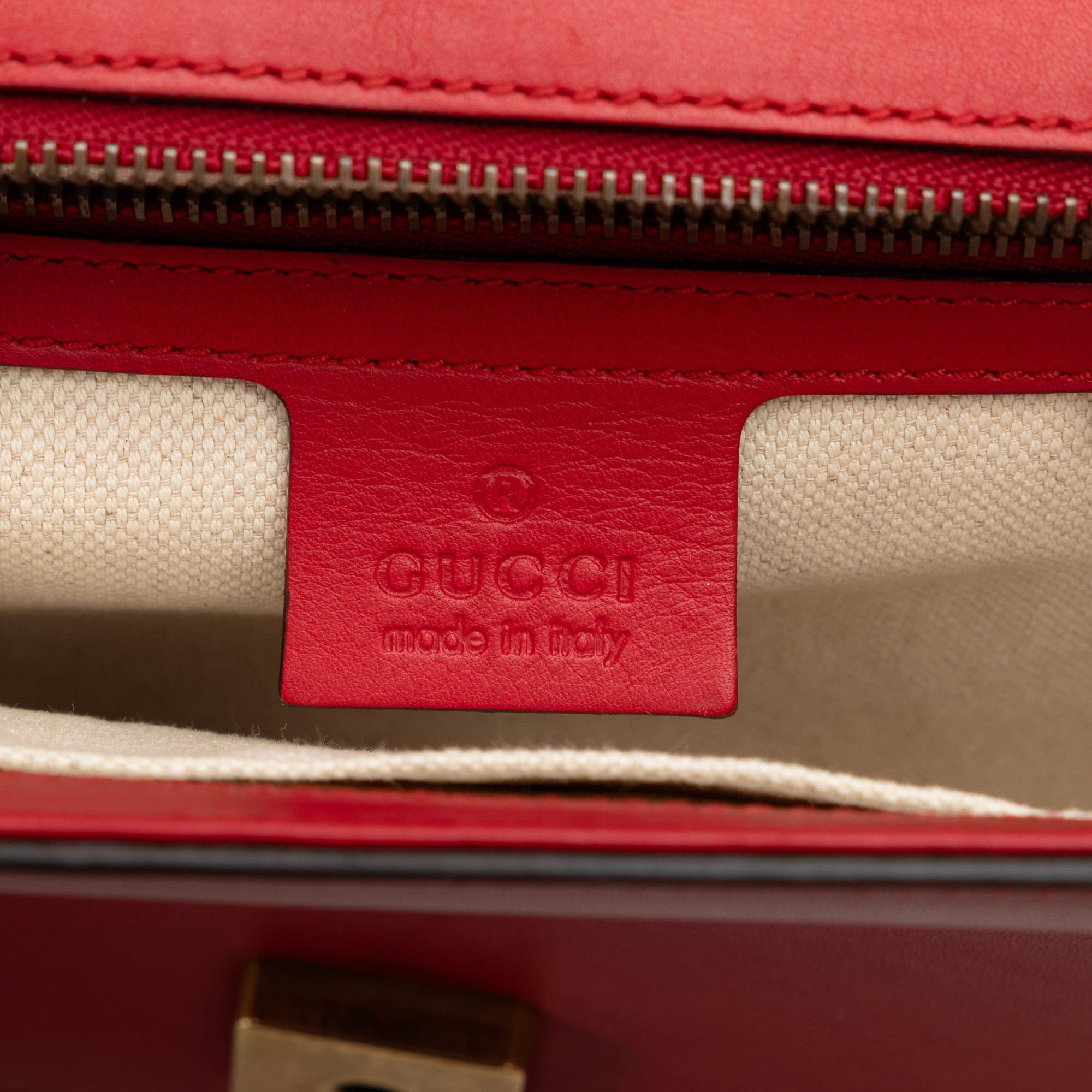Gucci Web Peony Shoulder Bag (SHG-SqJUEA)