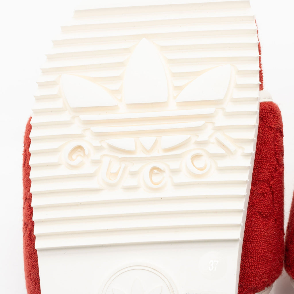 Gucci x Adidas GG Terry Cloth Platform Slides - Size 7 / 37 (SHF-z4xmaZ)