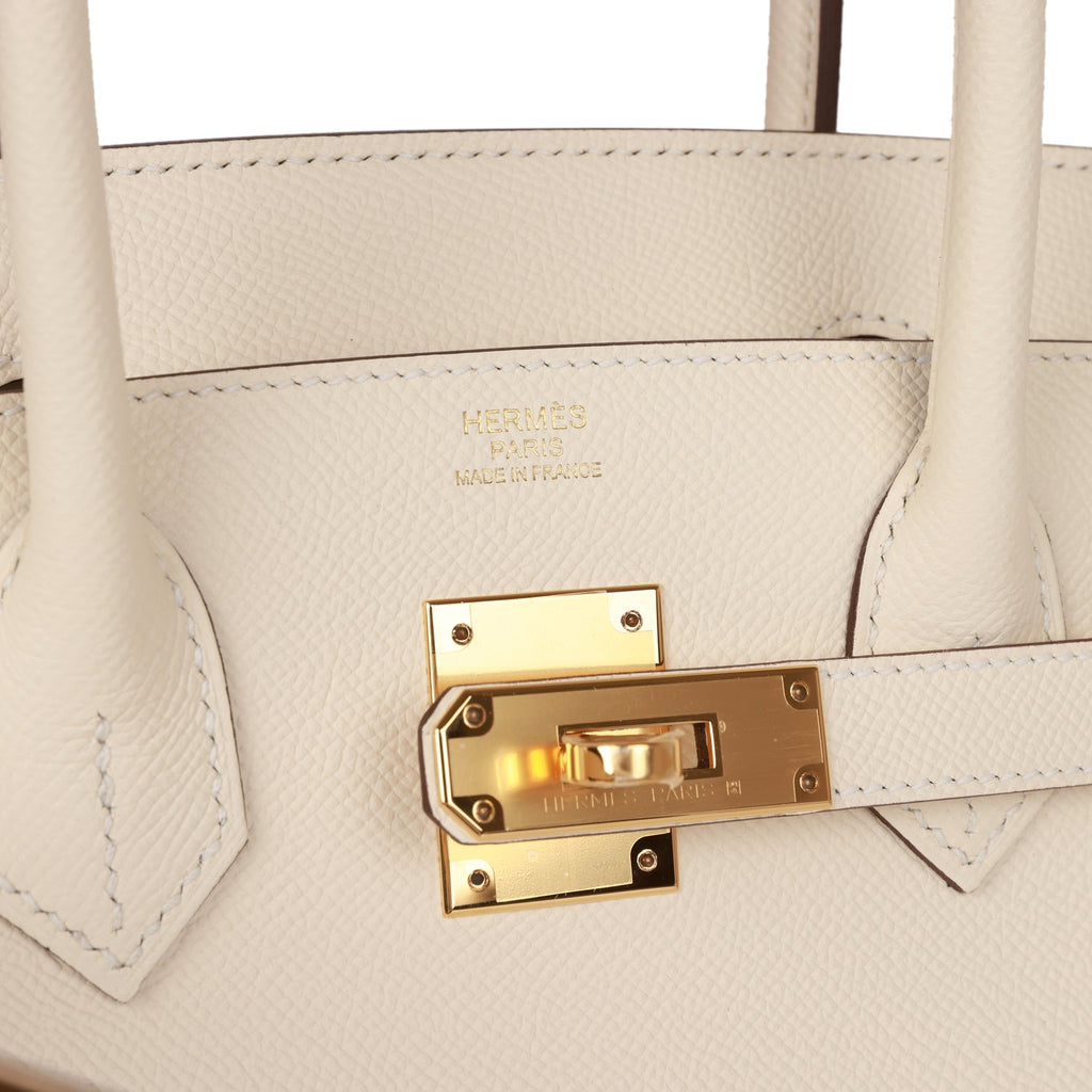 Hermes Birkin Sellier 30 Nata Epsom Gold Hardware