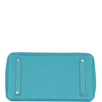 Hermes Special Order (HSS) Birkin 35 Bleu du Nord Verso Togo Brushed Palladium Hardware