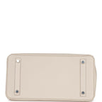 Hermes Birkin 30 Craie Togo Palladium Hardware