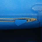 Hermes Birkin 30 Bleu Zellige Togo Gold Hardware