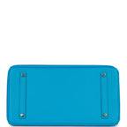 Hermes Birkin 35 Bleu Frida Epsom Gold Hardware