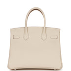 Hermes Birkin 30 Craie Epsom Palladium Hardware