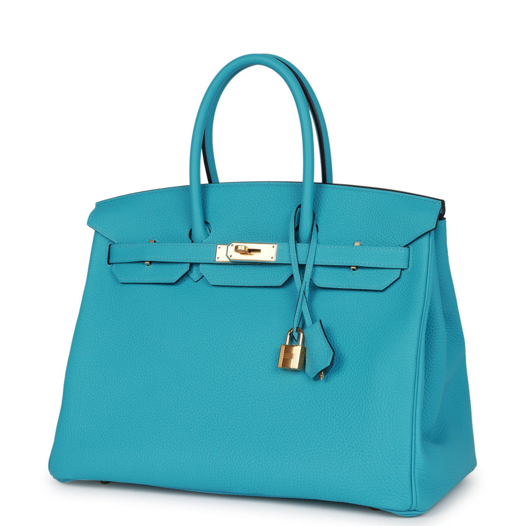 Hermes Birkin 35 Bleu de Nord Togo Goldhardware