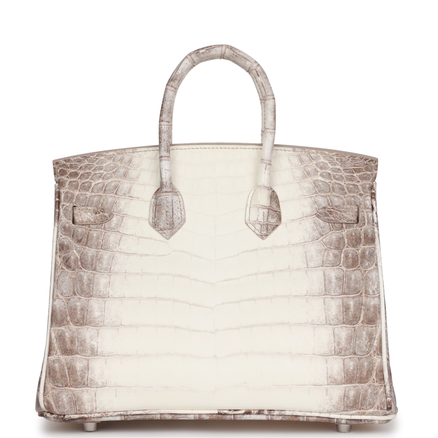 Hermes Birkin 25 Himalaya Niloticus Crocodile Palladium Hardware