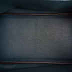 Top Quality Hermes Special Order (HSS) Birkin 25 Bleu Saphir and Vert Vertigo Chevre Brushed Gold Hardware