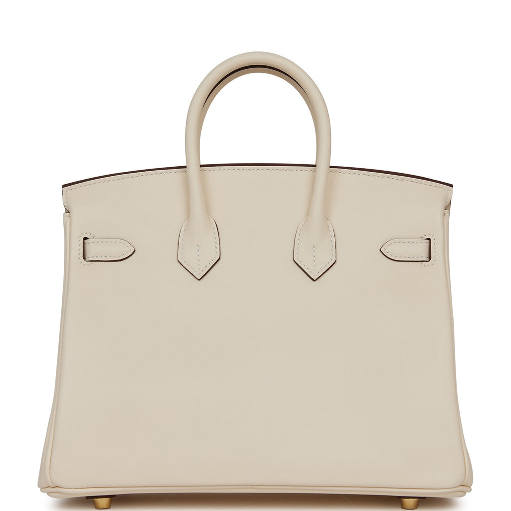 Hermes Birkin 25 Nata Swift Gold Hardware