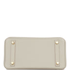 Hermes Birkin 25 Gris Perle Togo Gold Hardware
