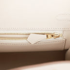 Hermes Birkin 25 Craie Togo Gold Hardware