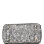 Vintage Hermes Birkin 30 White Dalmatian Buffalo Gold Hardware