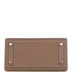 Hermes Birkin Sellier 25 Etoupe Epsom Gold Hardware