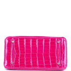 Hermes Special Order (HSS) Birkin 30 Rose Scheherazade Shiny Niloticus Crocodile Gold Hardware