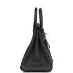 Hermes Birkin 25 Vert Fonce Togo Palladium Hardware