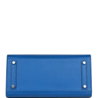 Hermes Birkin Sellier 30 Bleu France Epsom Palladium Hardware