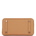Hermes Birkin 25 In & Out Biscuit Swift Palladium Hardware