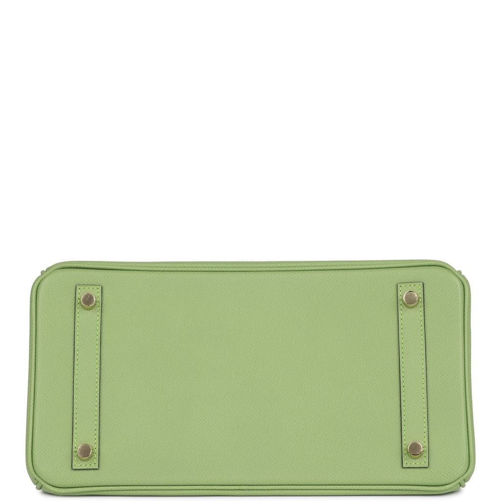 Hermes Birkin 30 Vert Criquet Epsom Gold Hardware