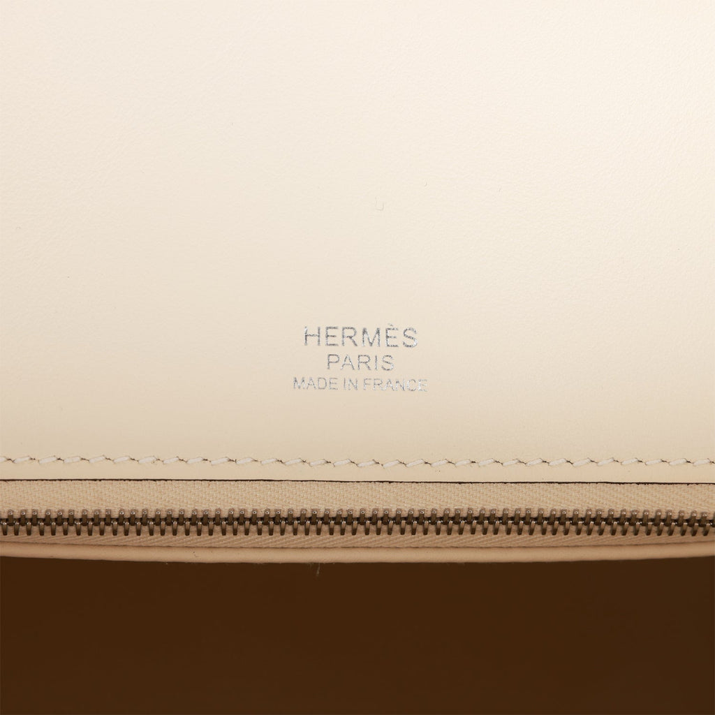 Hermes Birkin 30 Glycine Grizzly and Nata Swift Palladium Hardware