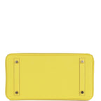 Hermes Birkin 30 Lime Epsom Gold Hardware