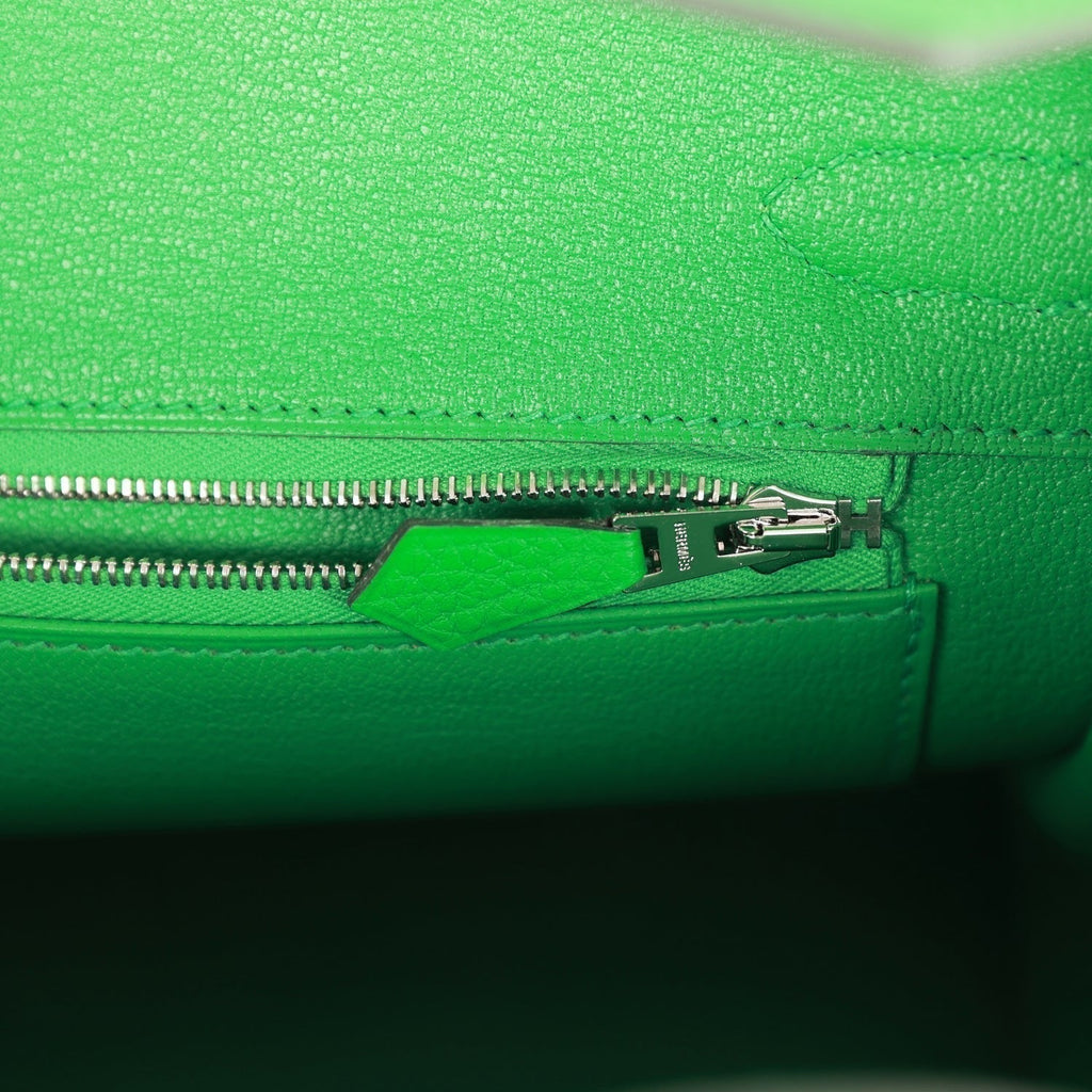 Top Quality Hermes Birkin 30 Bambou Clemence Palladium Hardware