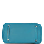 Top Quality Hermes Birkin 35 Bleu Jean Togo Palladium Hardware