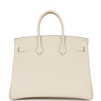 Hermes Special Order (HSS) Birkin 35 Nata Verso Epsom Palladium Hardware