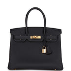 Hermes Birkin 30 Caban Togo Gold Hardware