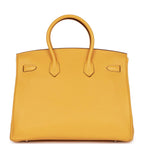 Hermes Birkin 35 Soleil Togo Palladium Hardware