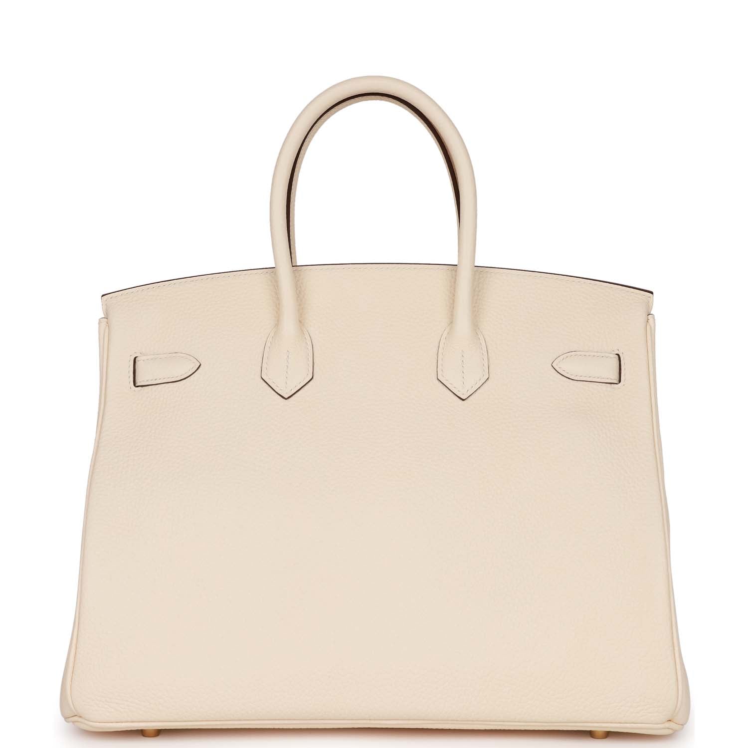 Hermes Birkin 35 Nata Clemence Gold Hardware