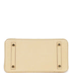 Hermes Birkin 25 Vanille Ostrich Boreal Gold Hardware