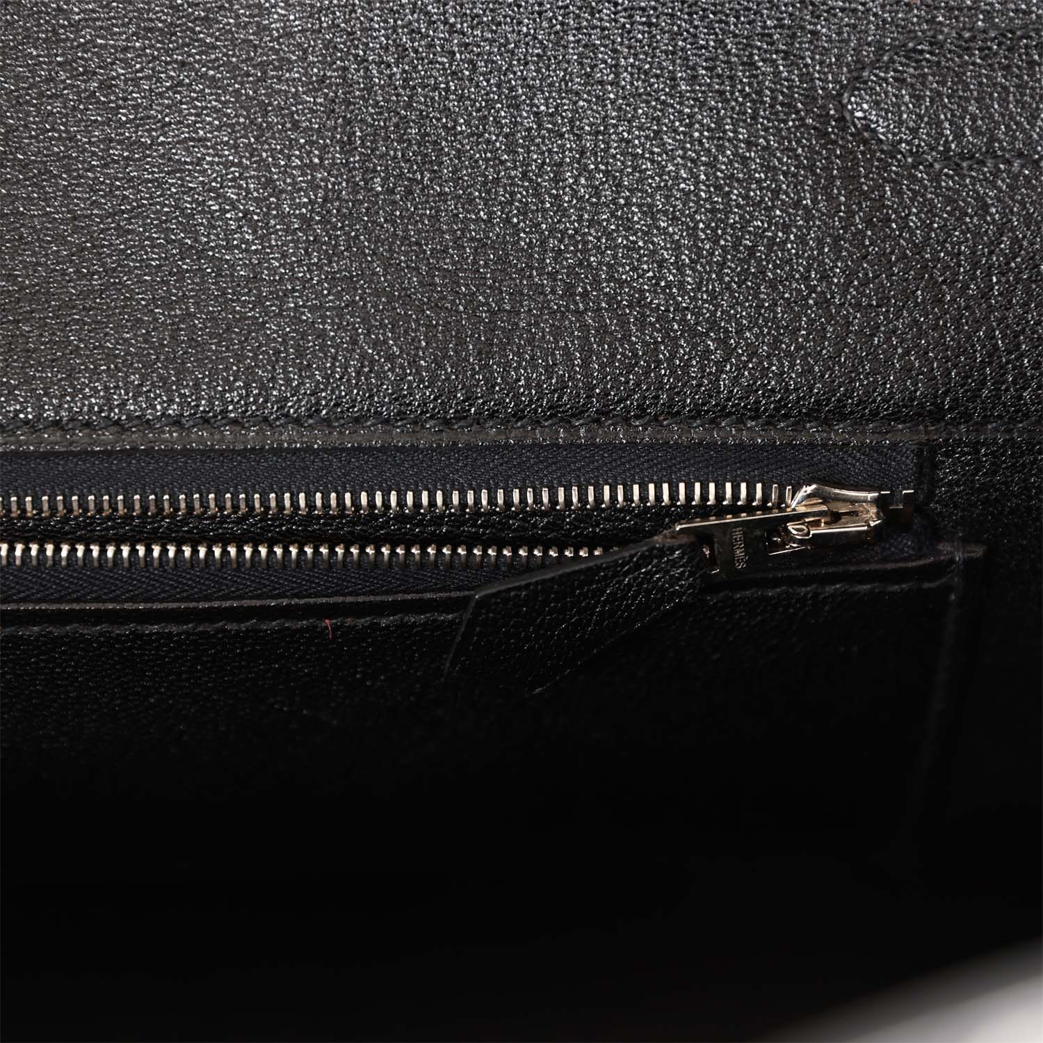 Top Quality Hermes Birkin 35 Black Matte Crocodile Porosus Palladium Hardware