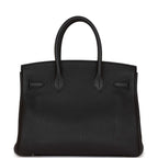 Top Quality Hermes Birkin 30 Black Togo Palladium Hardware