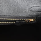 Hermes Birkin 30 Black Ostrich Rose Gold Hardware