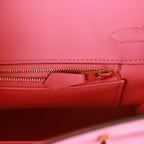 Hermes Birkin 25 Rose Azalee Swift Gold Hardware