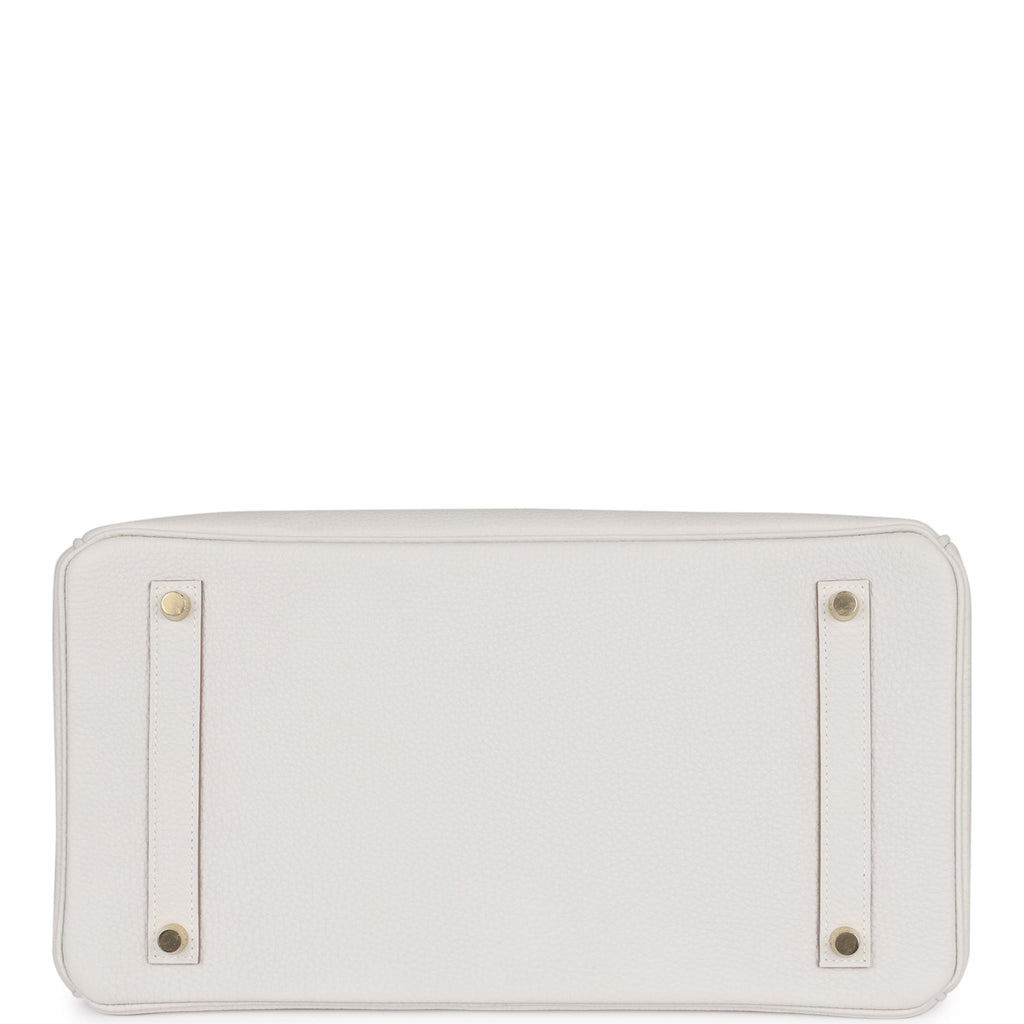 Hermes Birkin 35 Gris Pale Togo Gold Hardware