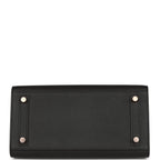 Hermes Birkin Sellier 25 Black Epsom Rose Gold Hardware