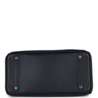 Top Quality Hermes Birkin 30 Bleu Indigo Vache Liegee Palladium Hardware