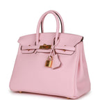 Top Quality Hermes Birkin 25 Rose Sakura Swift Gold Hardware