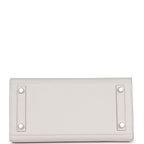 Hermes Birkin Sellier 25 Gris Pale Epsom Palladium Hardware