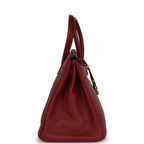 Top Quality Hermes Birkin 35 Rouge H Togo Gold Hardware