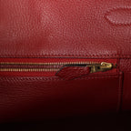 Top Quality Hermes Birkin 35 Rouge H Togo Gold Hardware