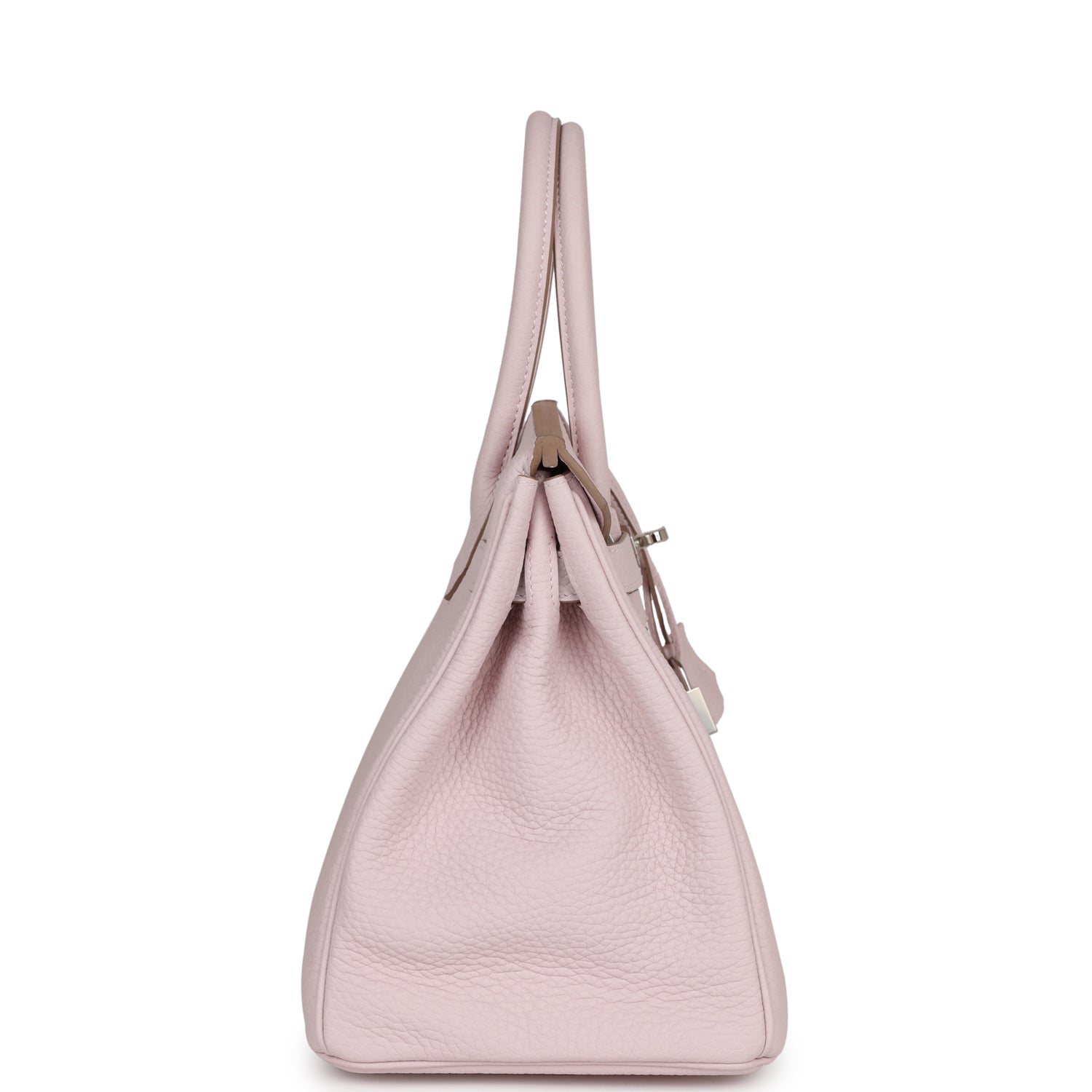 Hermes Birkin 30 Mauve Pale Clemence Palladium Hardware