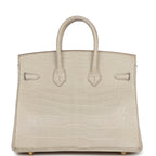 Hermes Birkin 25 Beton Matte Alligator Gold Hardware