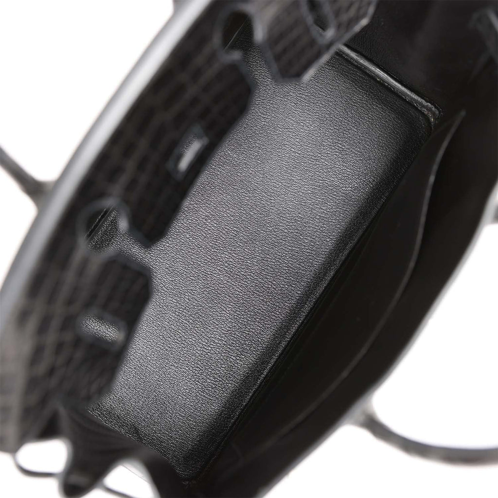 Top Quality Hermes Birkin 30cm Black Matte Niloticus Crocodile Palladium Hardware