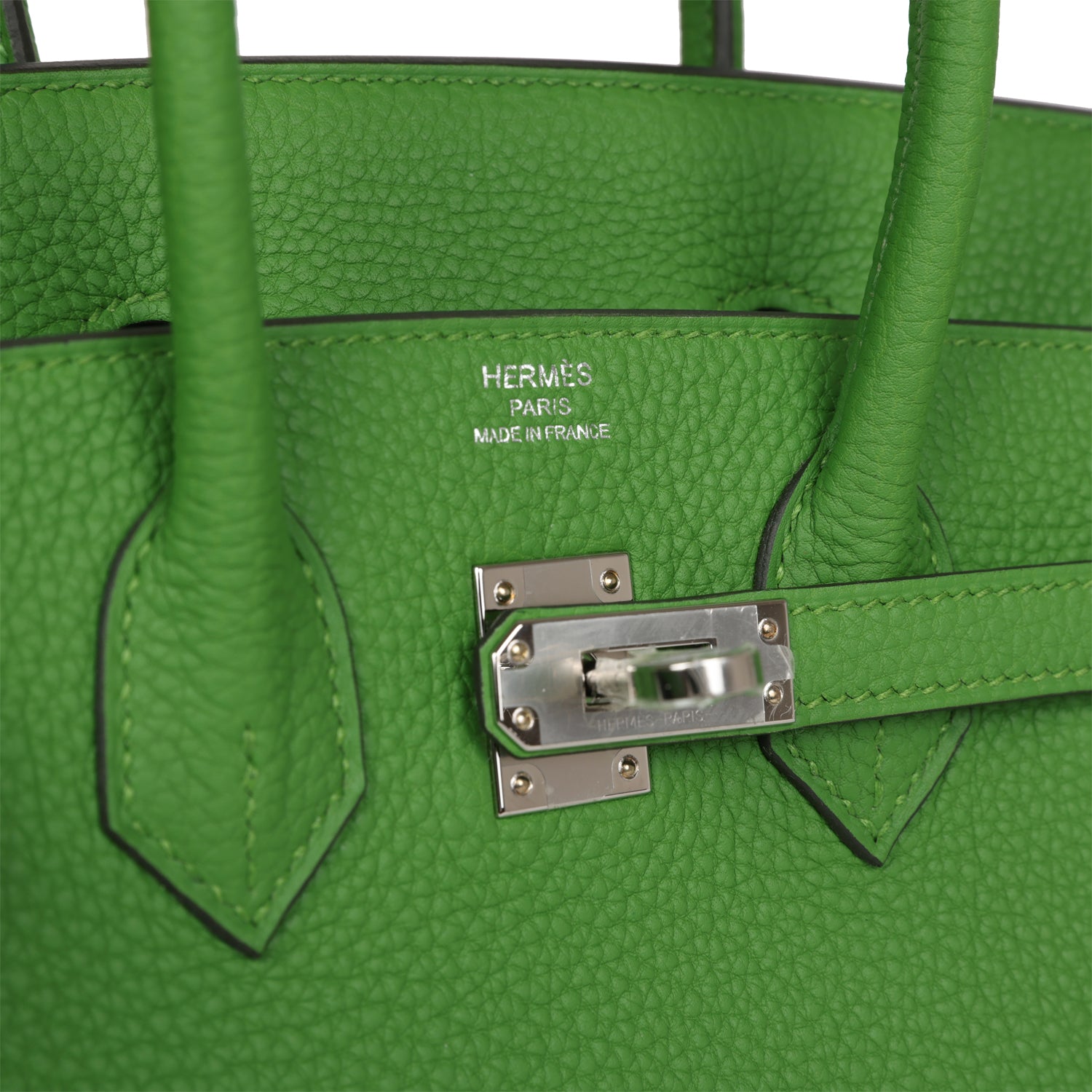 Hermes Birkin 25 Vert Yucca Togo Palladium Hardware